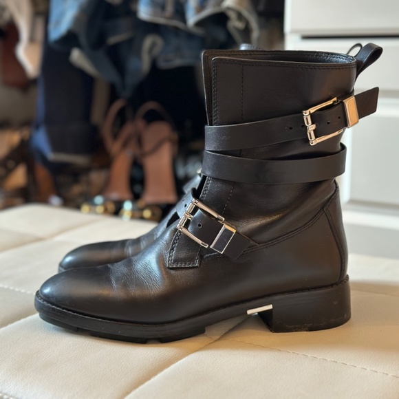 Alexander Wang Moto Boots Black 38 - Picture 4 of 9